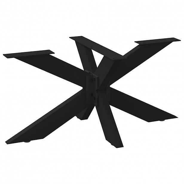 vidaXL Noha konferenčního stolku ve tvaru pavouka černá 98 x 58 x (42-43) cm ocel