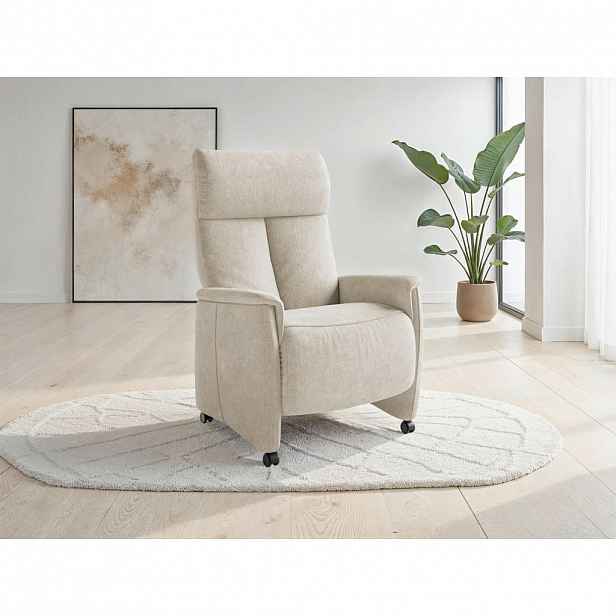 Sit & More RELAXAČNÍ KŘESLO, textil, barvy stříbra