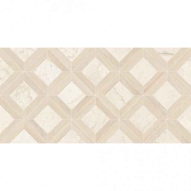 Dlažba Dom Intarsi agora satin 3D 60x120 cm leštěná INW00202TS