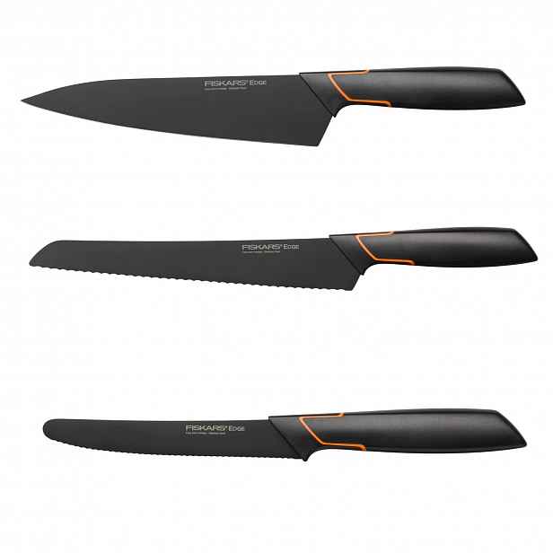 Fiskars Kuchyňský set Nůž se zoubky šéfkuchař na pečivo