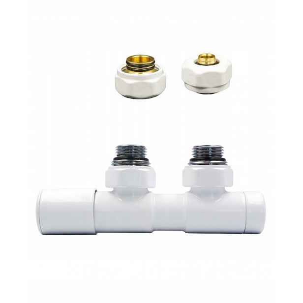 Ventil reg 50 mm Twins bílý levý Pex