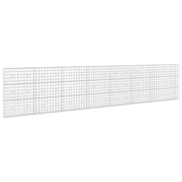 vidaXL Gabion s drátem 5 mm a síťkou 10x10 cm 750x20x150 cm