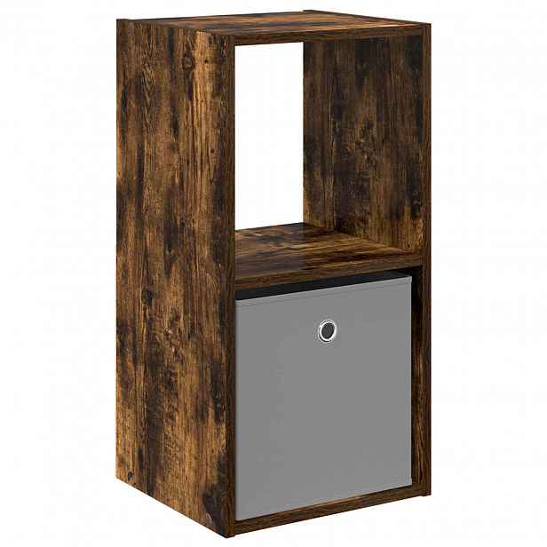 vidaXL Noční stolek Kouřový dub 35 x 32 x 68,5 cm Kompozitní dřevo