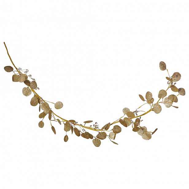 Butlers FLORISTA Girlanda vánoční 153 cm - zlatá