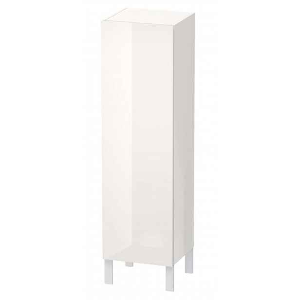 Duravit L-Cube - Skříňka vysoká 132x40x36 cm, pravá, lesklá bílá LC1178R2222