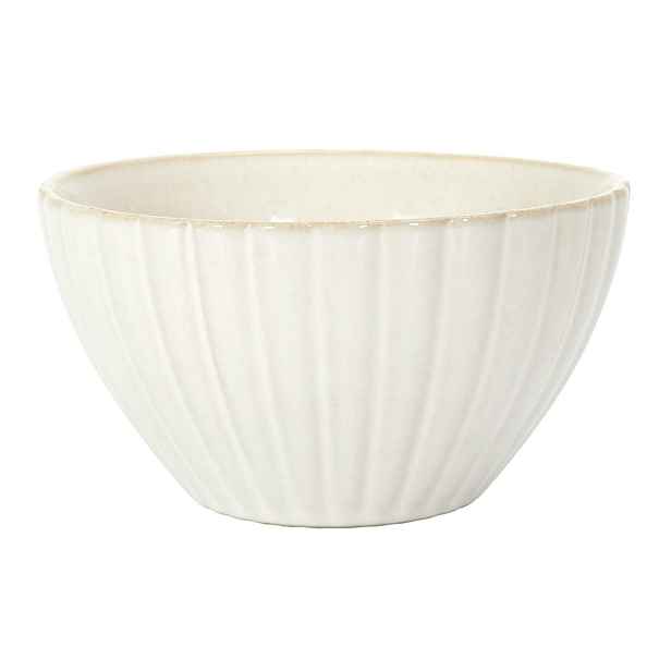 HowHomely Porcelánová miska EDEN 14,5 cm krémová