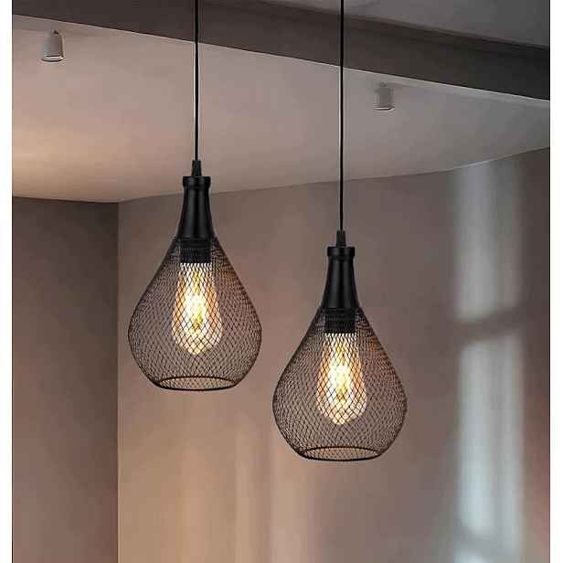 Jhy Design Led lampy Kapka 2ks na baterie Závěsný kovový časovač