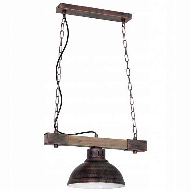 Závěsná lampa na dřevěném trámu Hakon 9056 Luminex