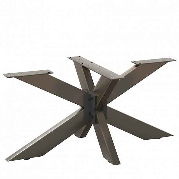 vidaXL Noha konferenčního stolku ve tvaru pavouka černá 98 x 58 x (42-43) cm ocel