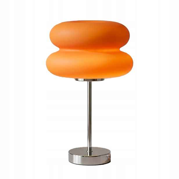 Lampa Houba Mushroom Oranžová Retro Led 36 cm Stmívatelná Změna barvy
