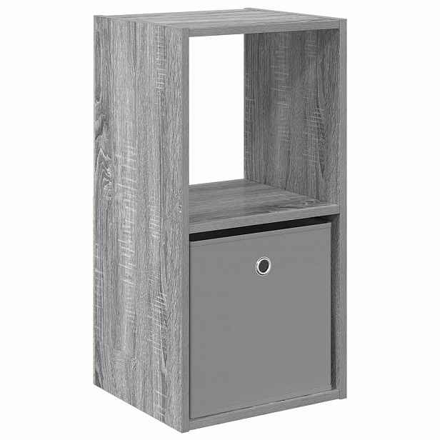 vidaXL Noční stolek Šedý Sonoma 35 x 32 x 68,5 cm Kompozitní dřevo