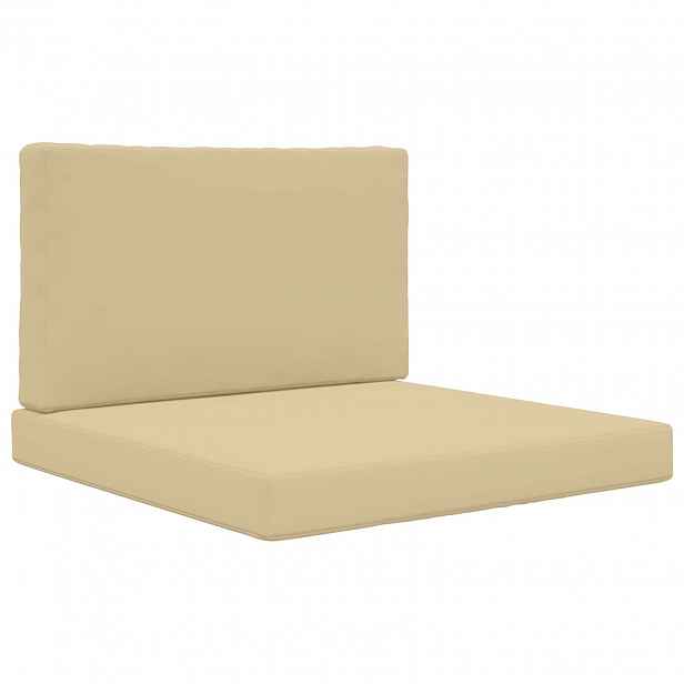 vidaXL Venkovní polštář na pohovku Polyester Béžová 80 x 80 cm