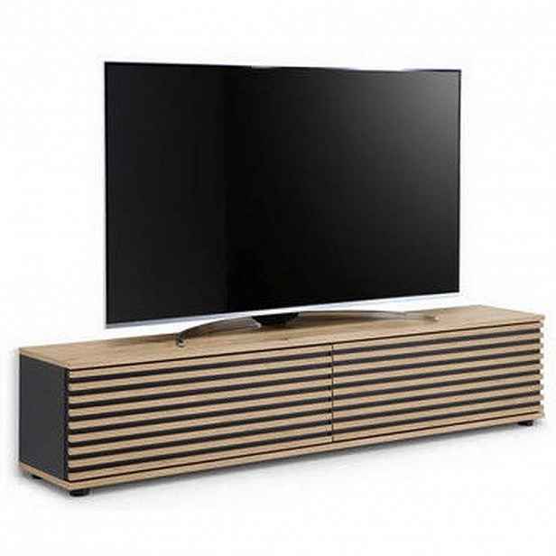 Boxxx NÍZKÁ KOMODA, černá, dub artisan, 180/30/30 cm