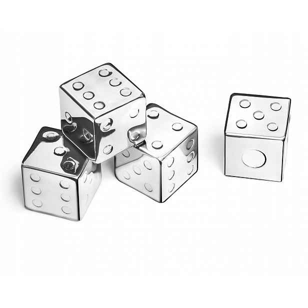 Kovové kostky na nápoje Dárek Gadget