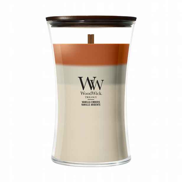 Vonná svíčka velká WoodWick Vanilla Embers