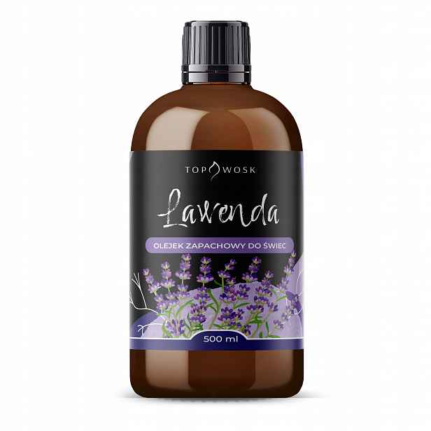 Vůně do voskových svíček parafínový vonný olej Lawenda 500 ml