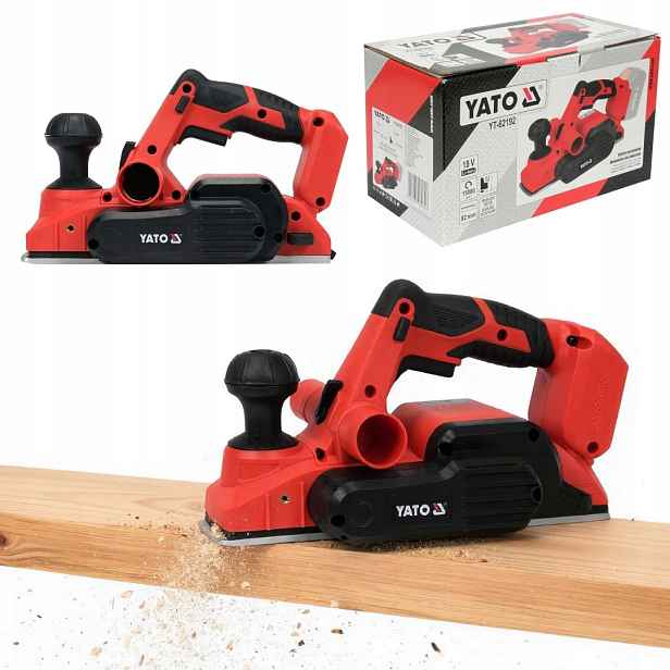 Akumulátorový hoblík na dřevo 18V 82 mm Bez Aku Yato YT-82192