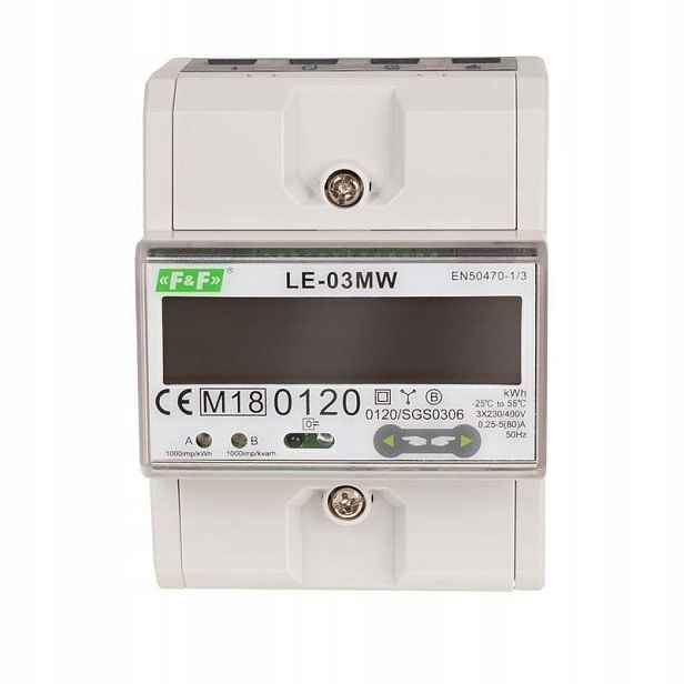 Elektroměr 3-fázový LE-03MW