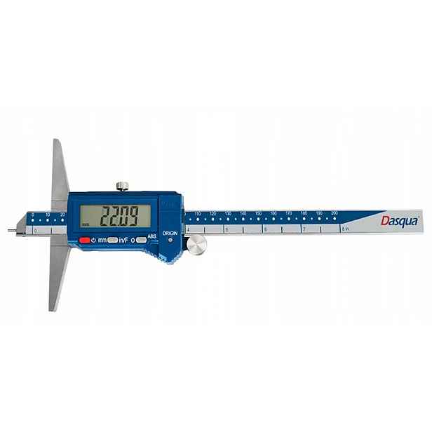 Elektronický digitální hloubkoměr 200 mm 0,01 mm IP54 Absolute Dasqua