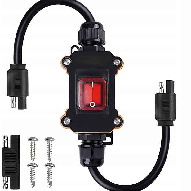 Přepínač Sae 12V 20A IP66 Voděodolný Pro Elektrické Systémy