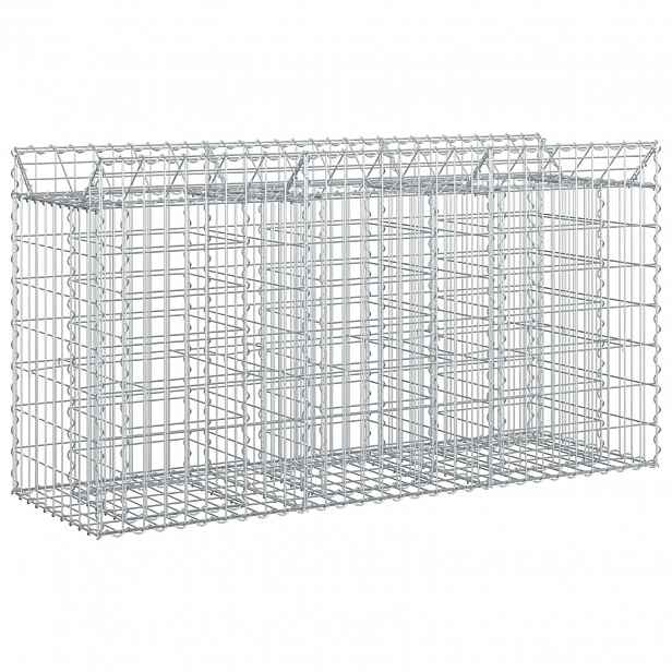 vidaXL Gabionový vyvýšený záhon 150 x 50 x 80 cm Pozinkovaná ocel