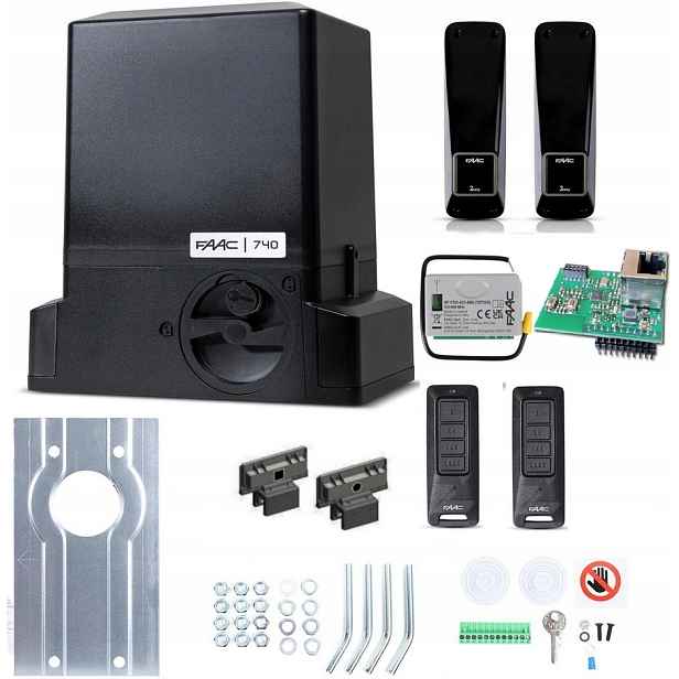 Faac DELTA2 740C Sada pro 500 kg Pilot XT4FDS E781C Xwbl WiFi Lan Nová!