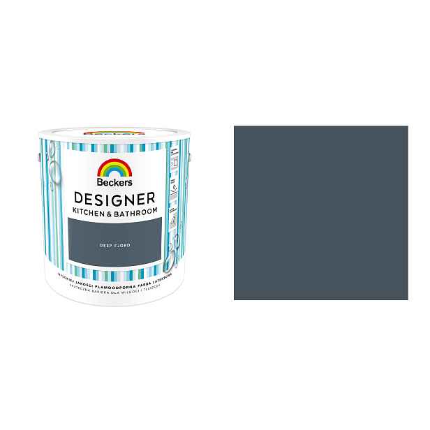 Beckers Designer Kitchen Bathroom Deep Fjord 2,5L Barva Kuchyně Koupelna