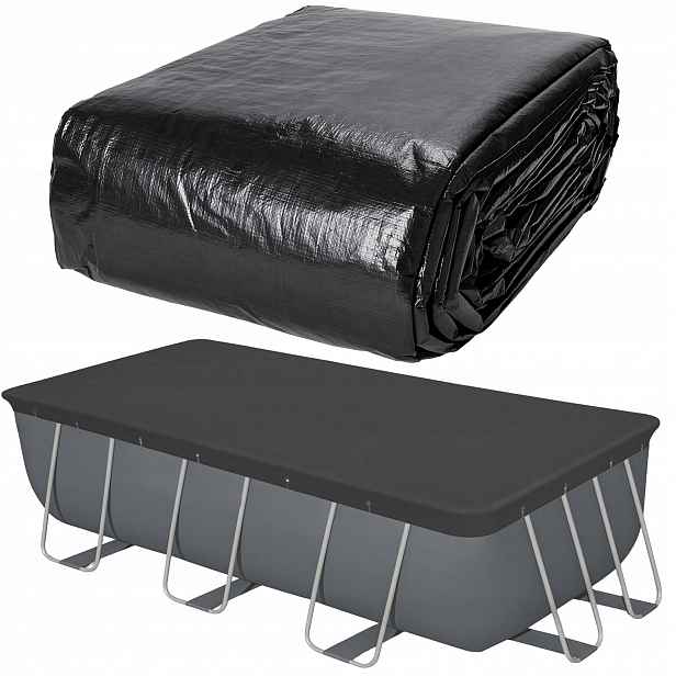 Krycí Plachta na bazén do zahrady do bazénu Power Steel Frame Pool 404x201x100 Bestway