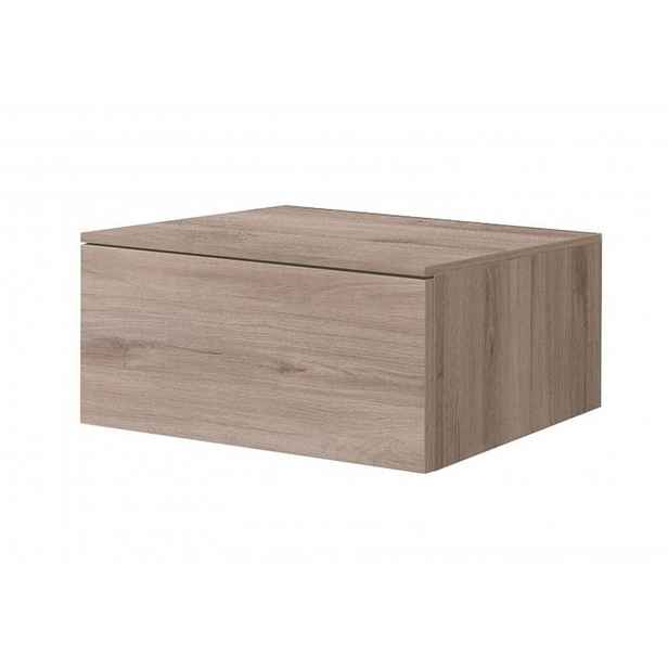 Mereo Ponte - Boční skříňka 70x37x53 cm, 1 zásuvka, dub Kronberg CN221S
