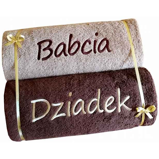 Výjimečný dárek ke Dni Babiček pro Dědečka 2x ručník s Nápisem, výšivka, jméno