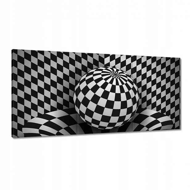 Obrazy 120x60 Abstrackja černobílá