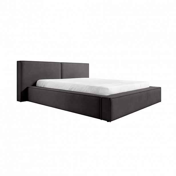 Fedve POLSTROVÁNÍ POSTELE LOPRA 140x200 cm, taupe
