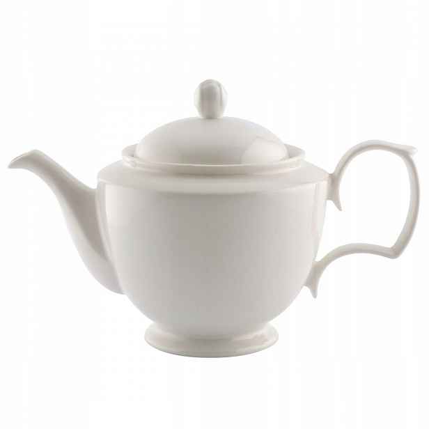 Konvička na čaj kávu porcelánová konvička MariaPaula Klasika Ecru 1,2 l