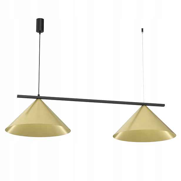 Milagro Závěsná lampa Capital MLP0941 Černo-zlatá 2xGX53 Nastavitelná do sálů