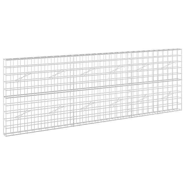 vidaXL Gabion s drátem 5 mm a síťkou 10x10 cm 300x10x100 cm