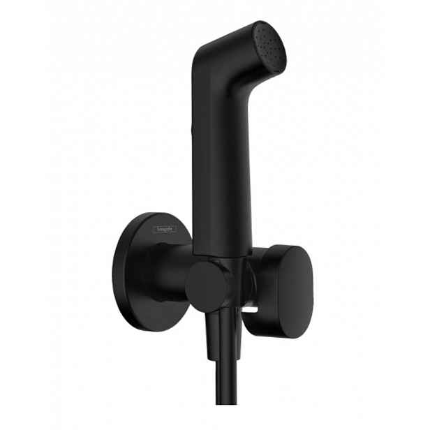 Hansgrohe - Bidetová baterie pod omítku, se sprškou, matná černá 29232670