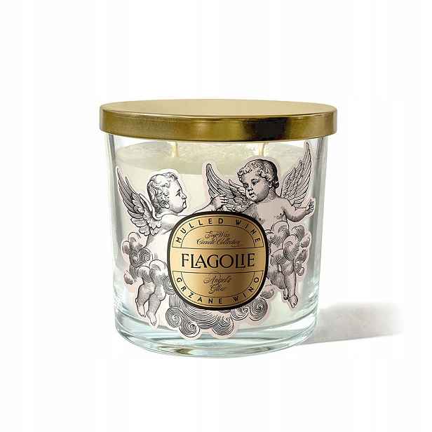 Sójová svíčka Svařené víno 360 g Angels Glow Flagolie
