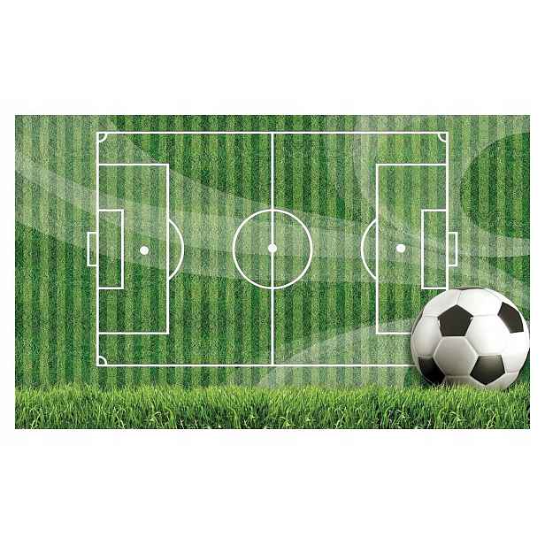 Tapeta Fotbal Tráva Fotbal vinylová Minimalismus Dětské 208x146 lepidlo
