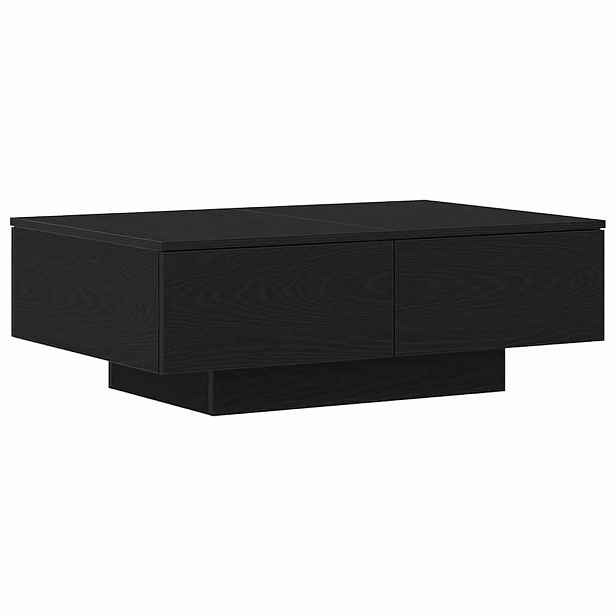vidaXL Konferenční stolek Černý dub 90 x 60 x 31 cm Kompozitní dřevo