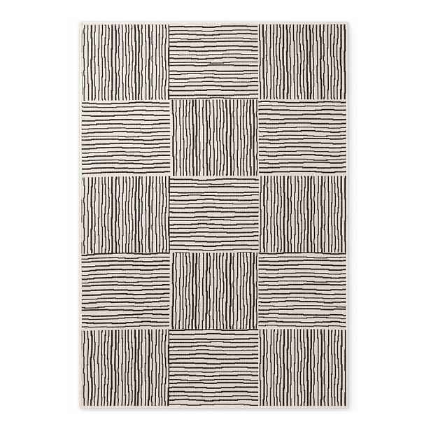 Černý/krémový vnitřní a venkovní koberec 160x230 cm Haringey Nightingale – Ted Baker