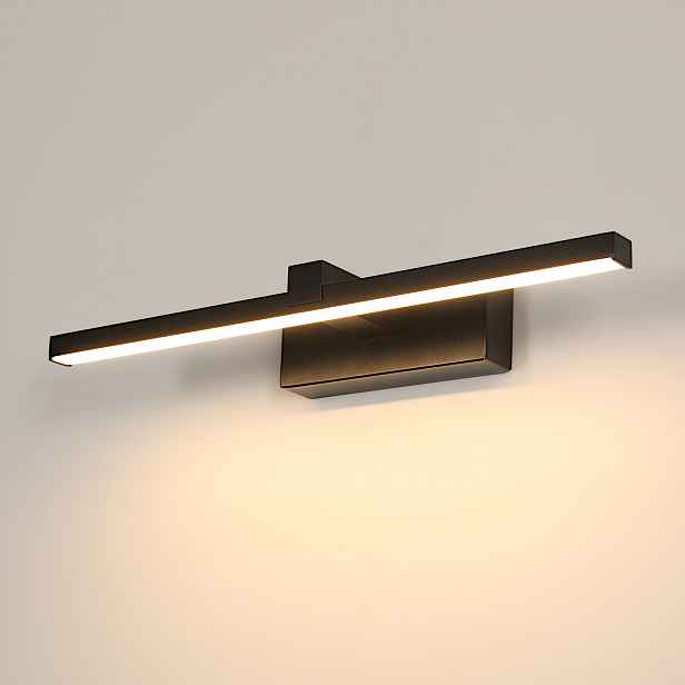 Nástěnné svítidlo do koupelny Led lampa nad zrcadlo černá 8W 3000K