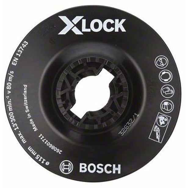 Talíř opěrný Bosch X-LOCK 115 mm jemná