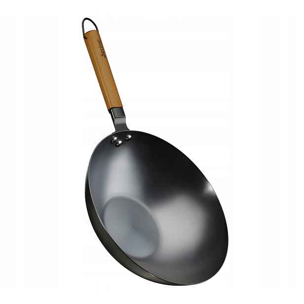 Wok Spring Canton tradiční litinová pánev 20 cm ocel 1L
