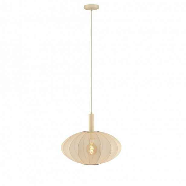 Závěsná lampa béžová Corina, nastavitelná výška nad stůl 52/38/Lucide