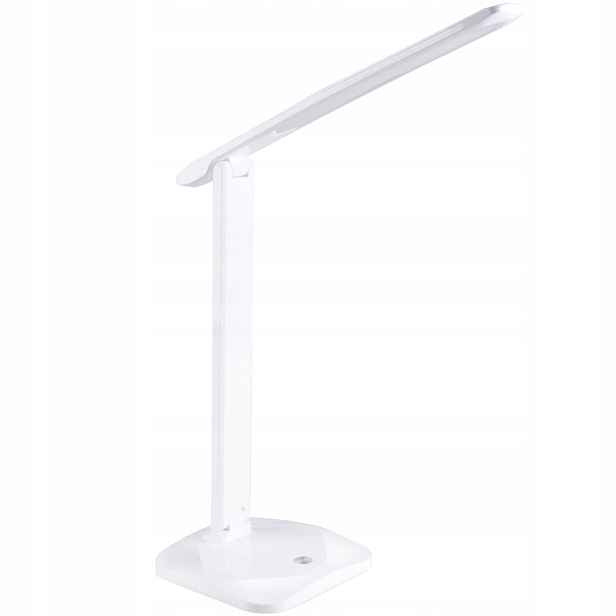 Led stolní lampa bílá školní moderní variabilní barva světla Polux