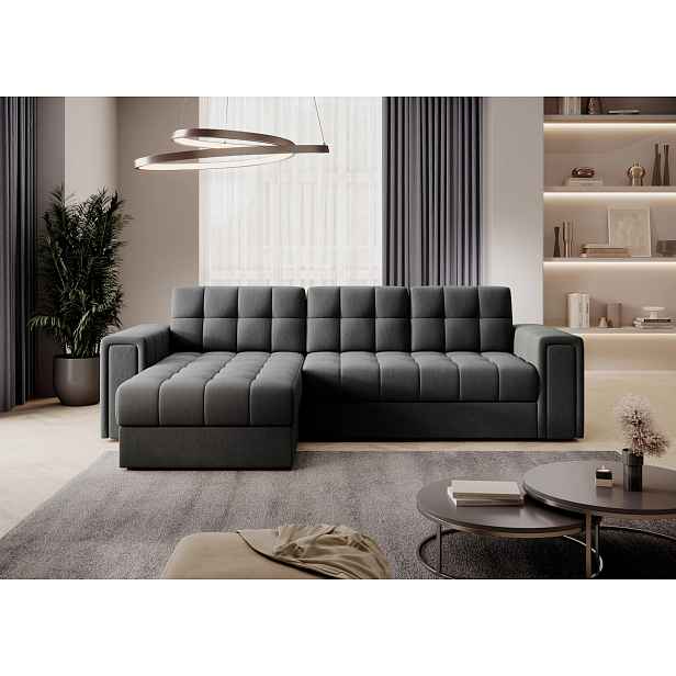 Designová sedací souprava THALASSA - tmavě šedá