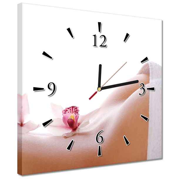 Hodiny 30x30 Relax v Spa Orchideje