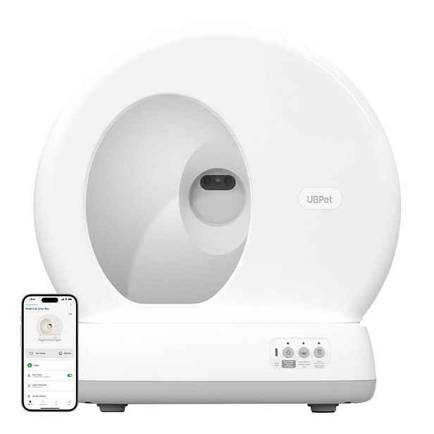 Intelligent self-cleaning cat litterbox with kamera UBPet C10 Pro