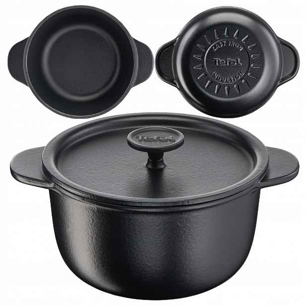 Tefal Hrnec S Poklicí 20 CM 2,7 L, Smaltovaná Povrchová Úprava