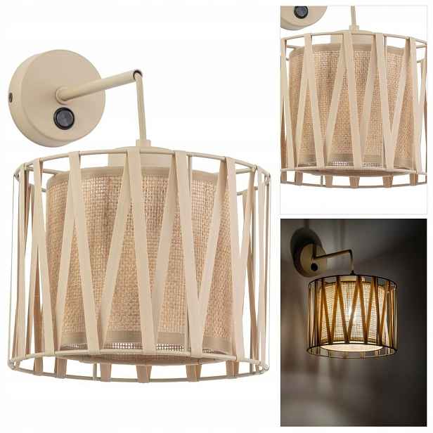 Béžové nástěnné svítidlo Harmony glamour zdroj světla do kuchyně Tk Lighting